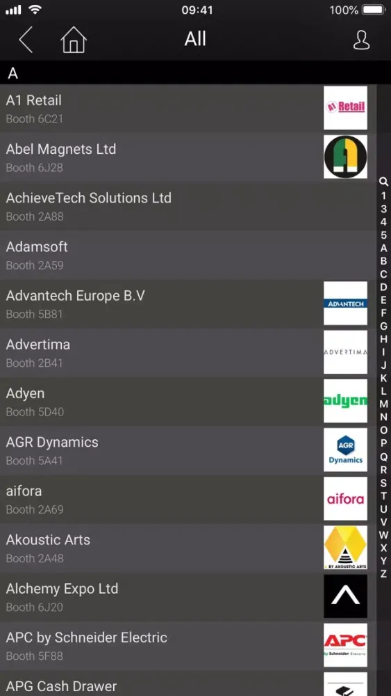 Скриншоты RetailEXPO Event App