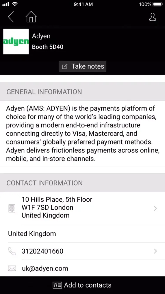 Скриншоты RetailEXPO Event App