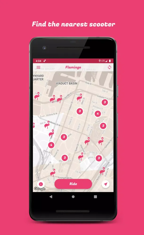 Flamingo Scooters Screenshots