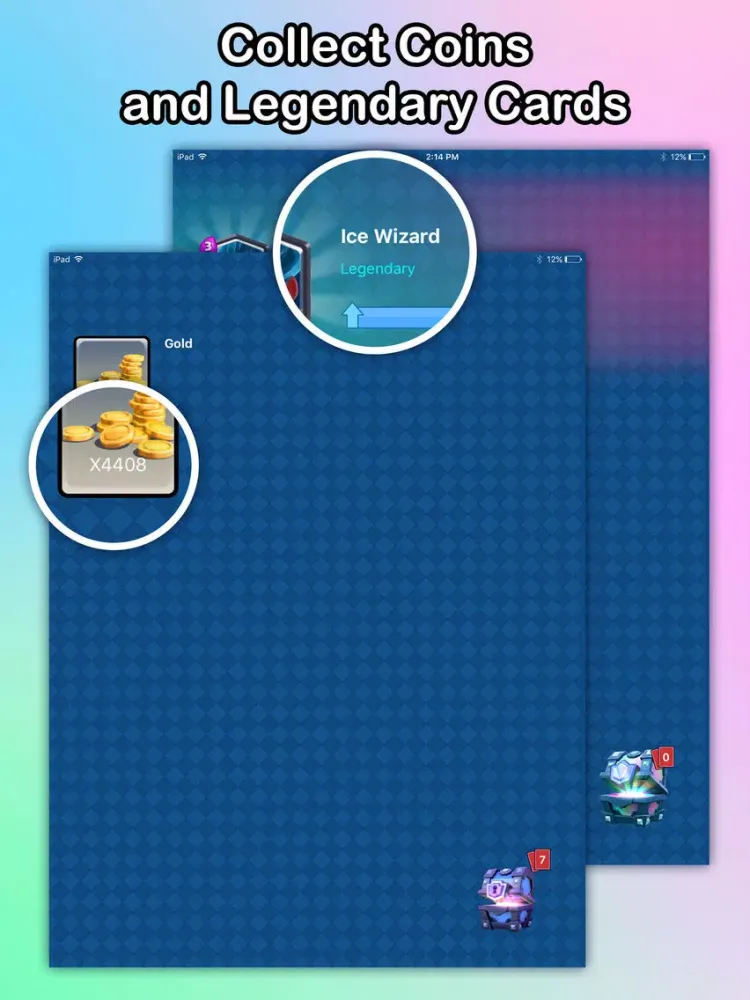 Chest Simulator for Clash Royale Free iPad  سکرین شاٹس