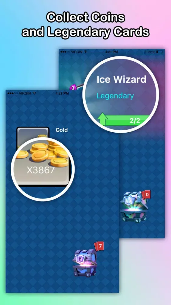 Chest Simulator for Clash Royale Free سکرین شاٹس