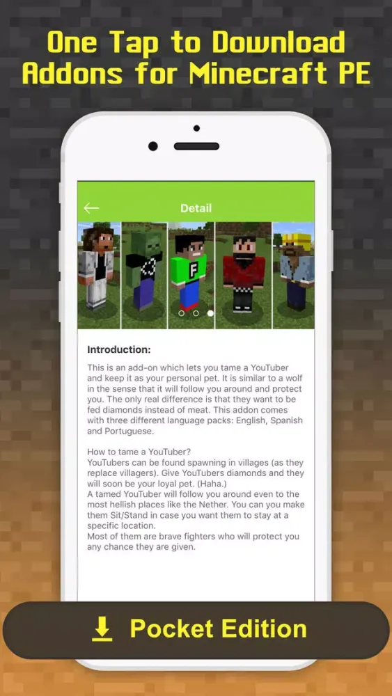 Tangkapan skrin Free Addons - MCPE maps & add ons for Minecraft PE