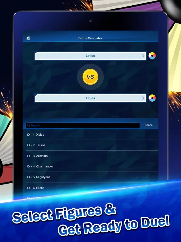 Tangkapan layar Battle Calculator for Pokemon Duel iPad 