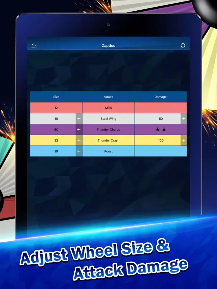 Tangkapan layar Battle Calculator for Pokemon Duel iPad 