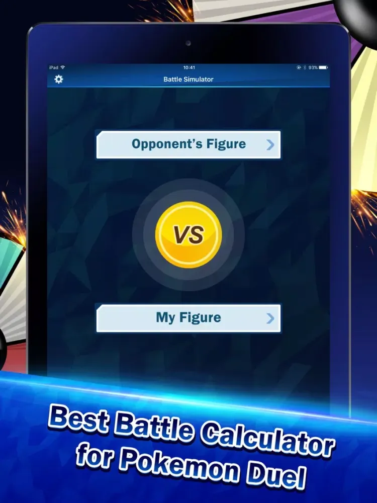 Tangkapan layar Battle Calculator for Pokemon Duel iPad 