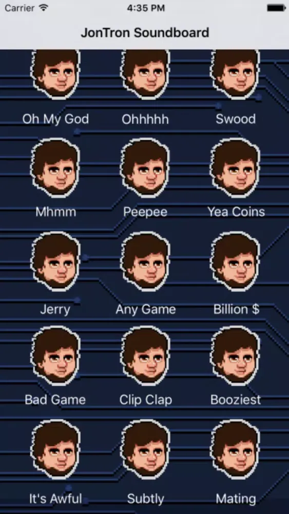 JonTron Soundboard Screenshots