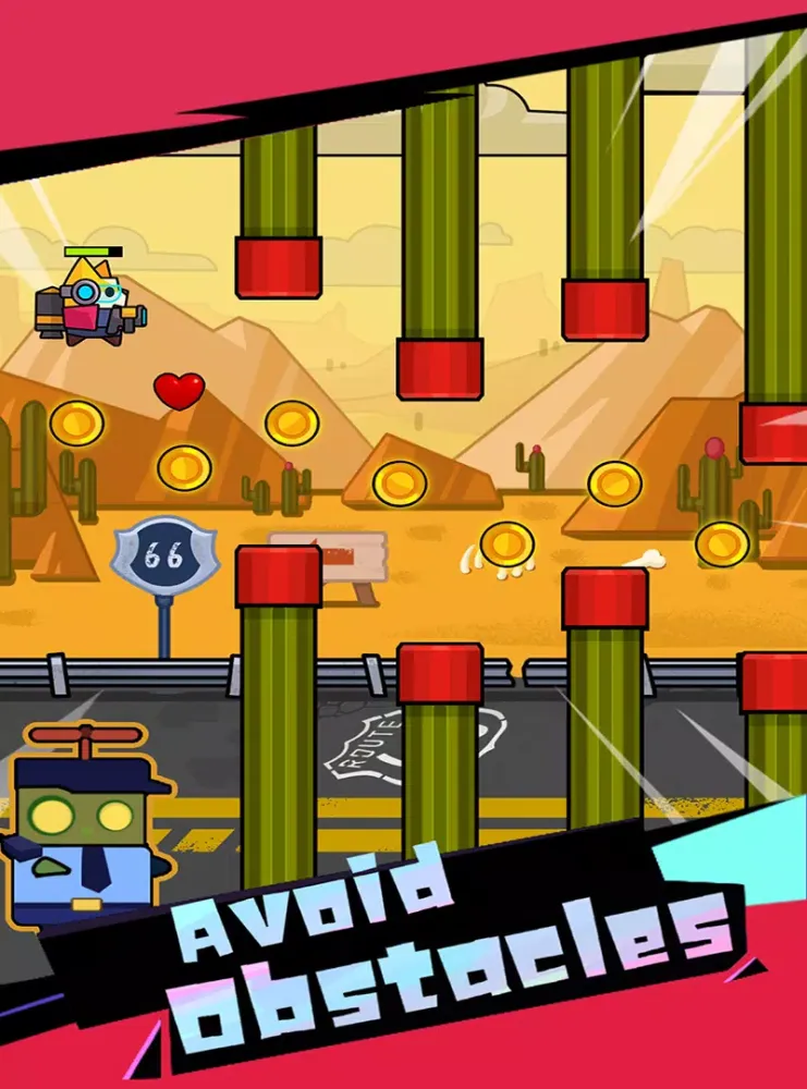 Flappy Hero Screenshots