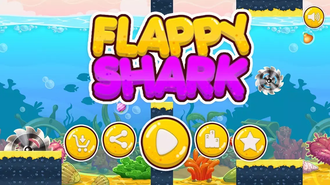 Flappy Shark HD スクリーンショット