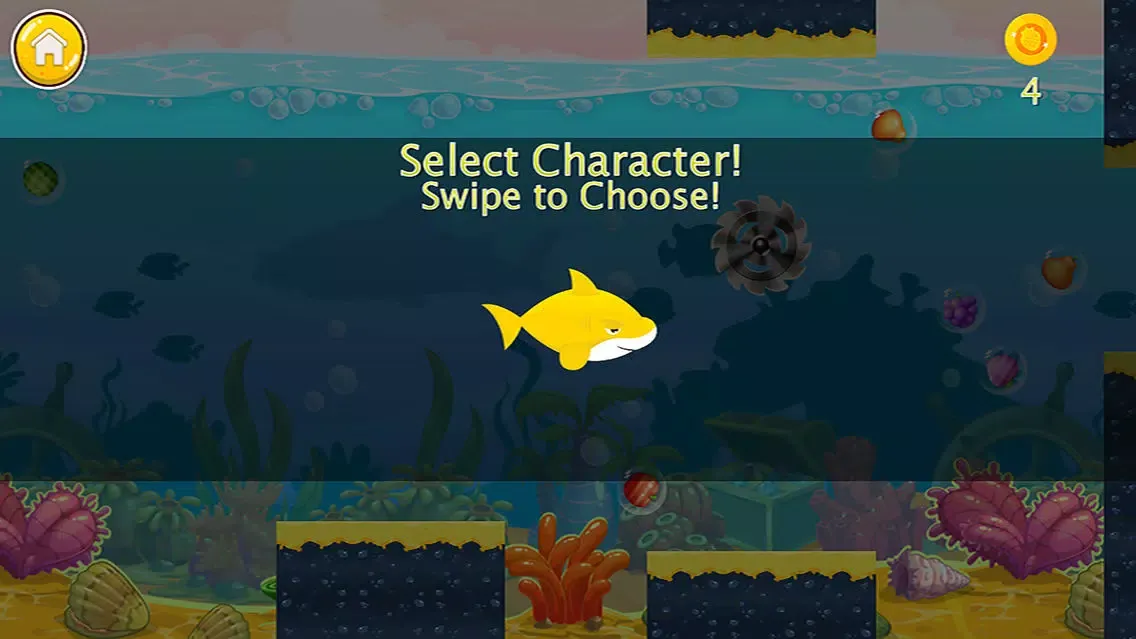 Flappy Shark HD スクリーンショット
