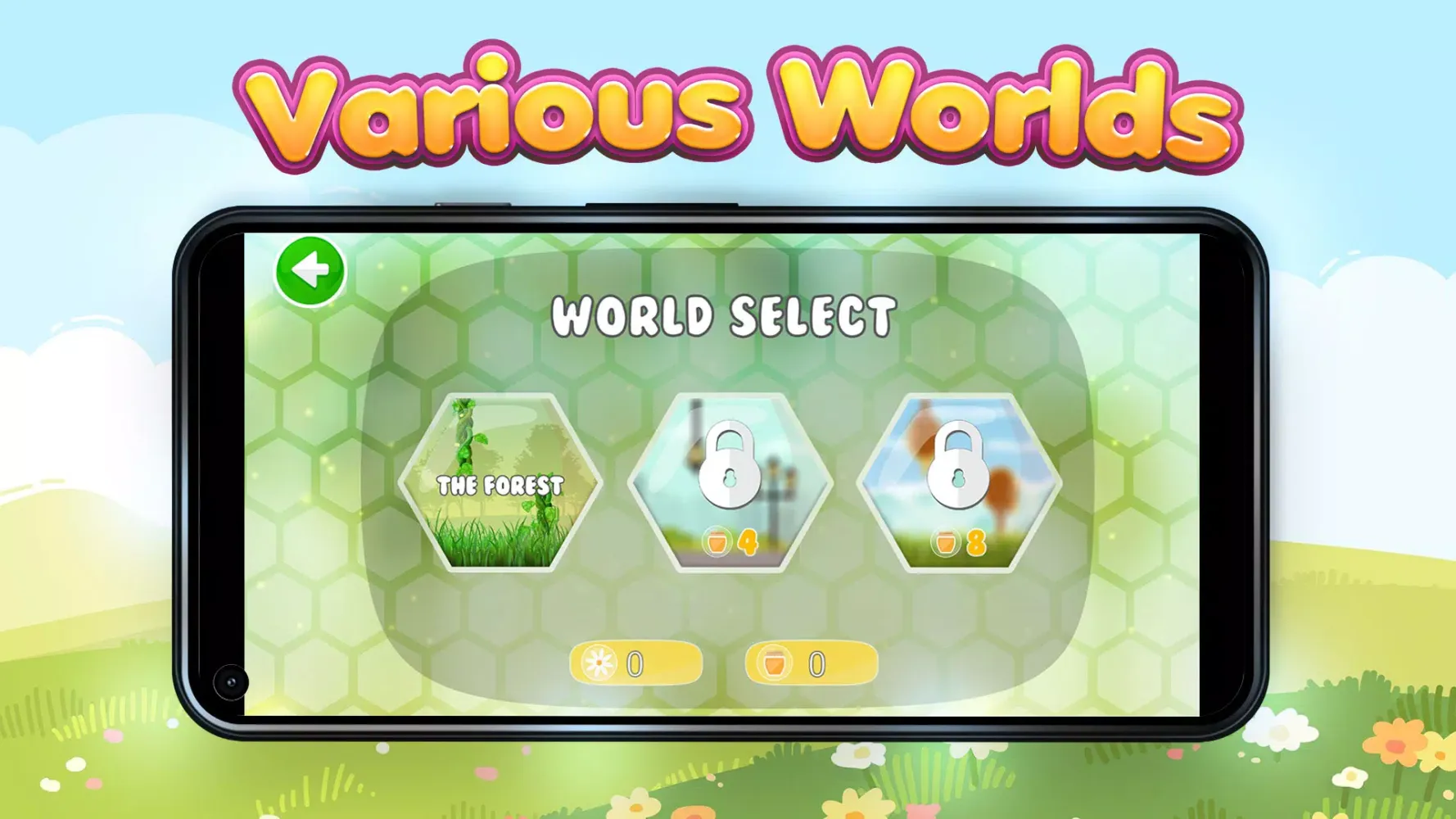ภาพหน้าจอของ Bee Flappy Game