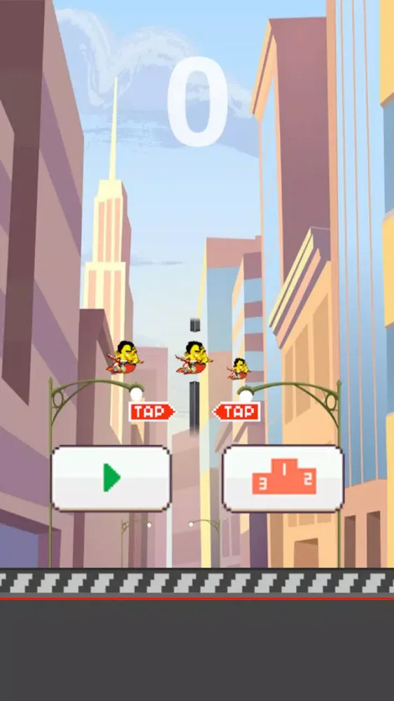 Zrzuty ekranu Flappy Hero (jeu très addictif)