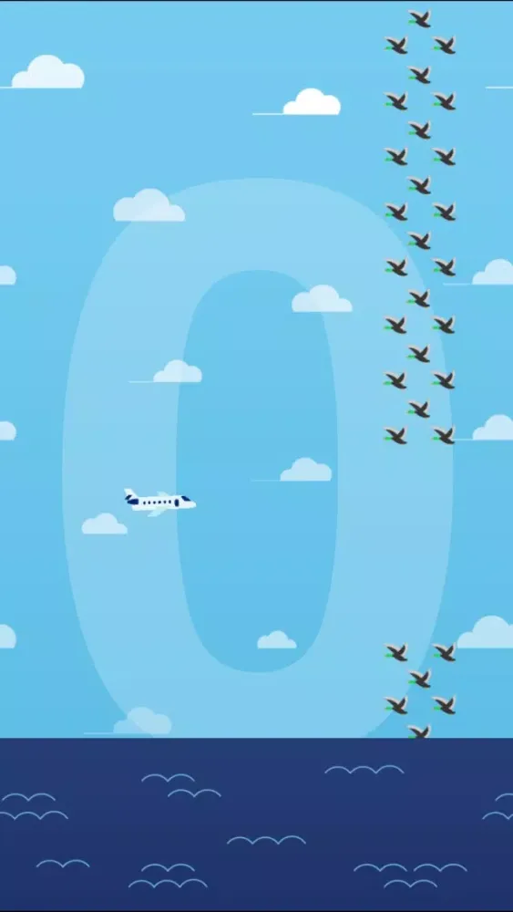 Flappy Plane - Avoid the ducks स्क्रीनशॉट