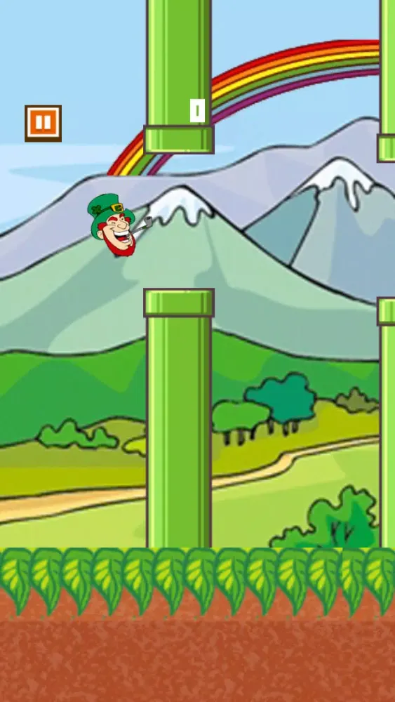 Flappy Leppy - A flying leprechaun game for teens, boys, and girls Ekran Görüntüleri