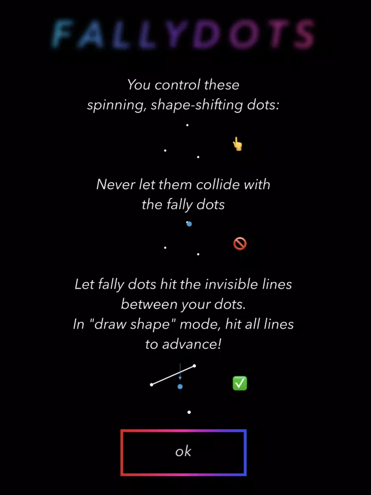 Fally Dots iPad  स्क्रीनशॉट