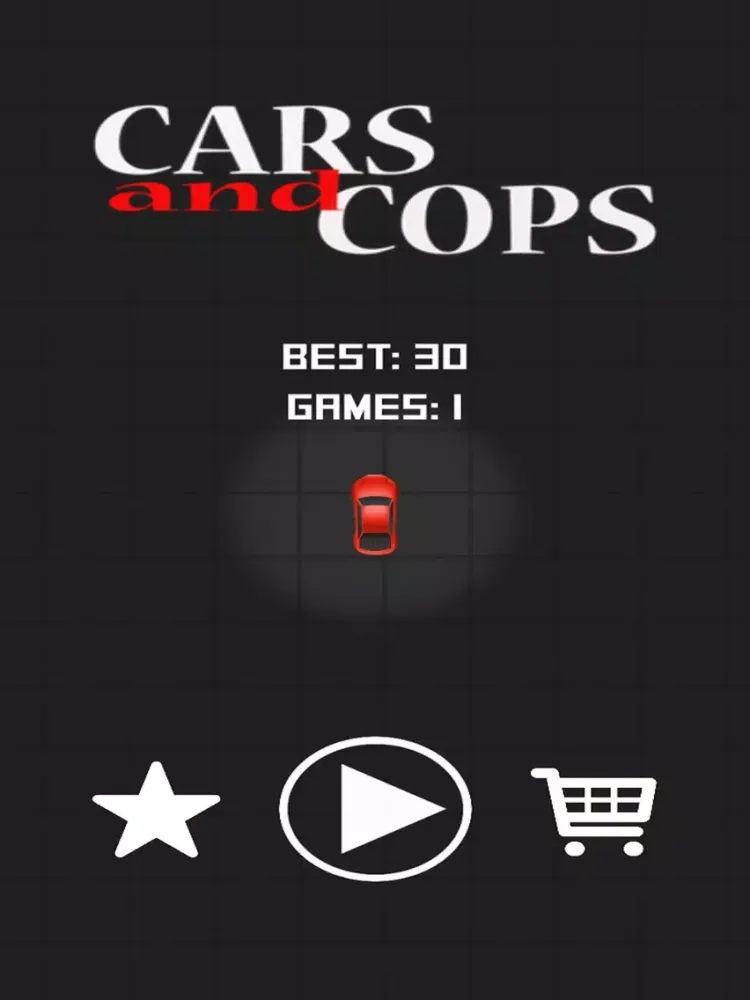 ภาพหน้าจอของ Cars and Cops iPad 