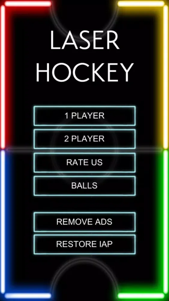 Capturas de tela do Laser Hockey
