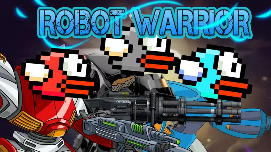 Flappy Robot Warrior سکرین شاٹس
