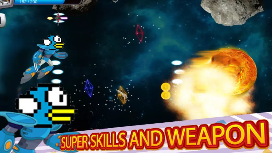 Flappy Robot Warrior سکرین شاٹس