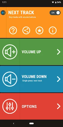 Capturas de pantalla de Next Track: Volume button skip