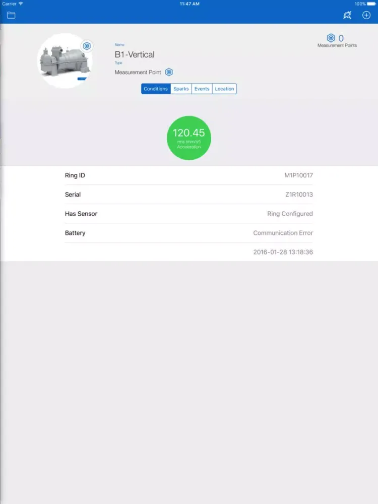 Tangkapan skrin Machine Dossier iPad 