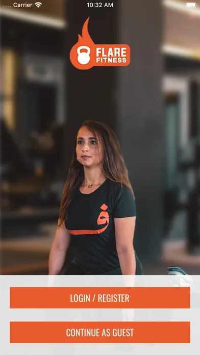 Captures d'écran de Flare Fitness.