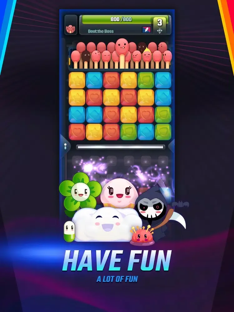 Ảnh chụp màn hình của Girls Galaxy: Puzzle Arena iPad 