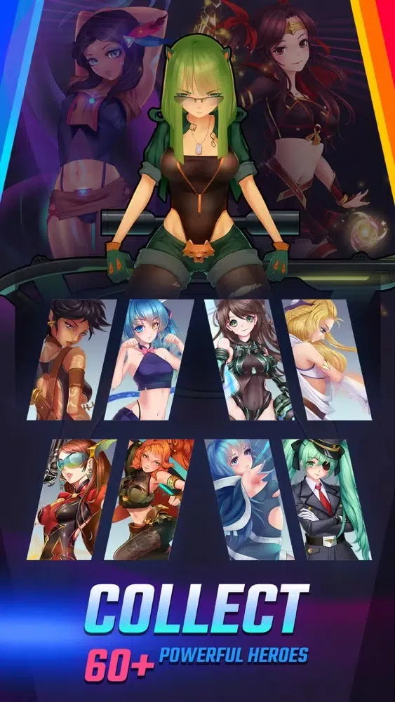 Ảnh chụp màn hình của Girls Galaxy: Puzzle Arena