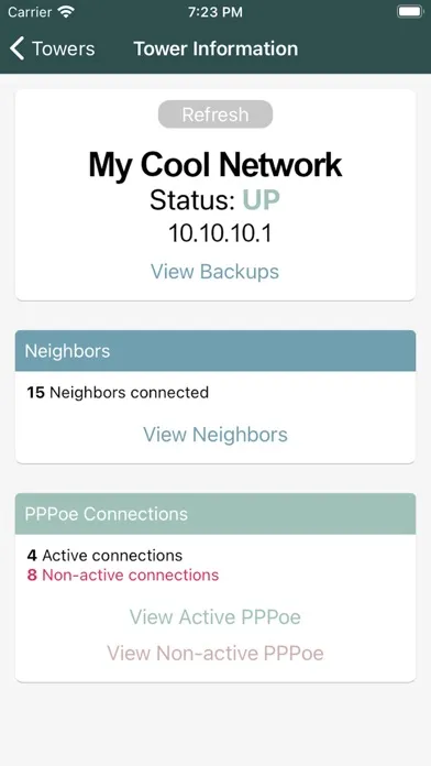 Скриншоты Ubiquity Monitoring
