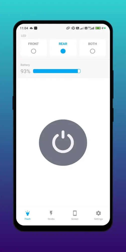 Screenshot di Flash light front & rear