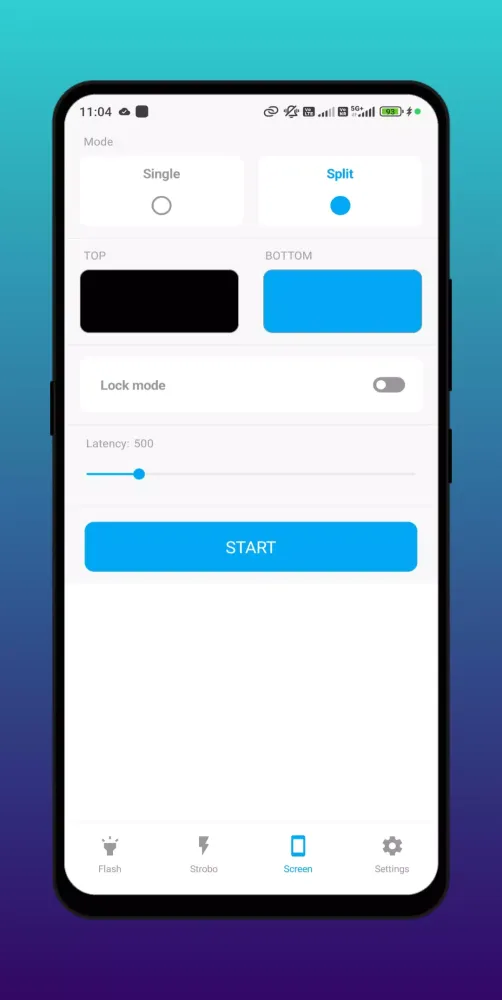 Screenshot di Flash light front & rear