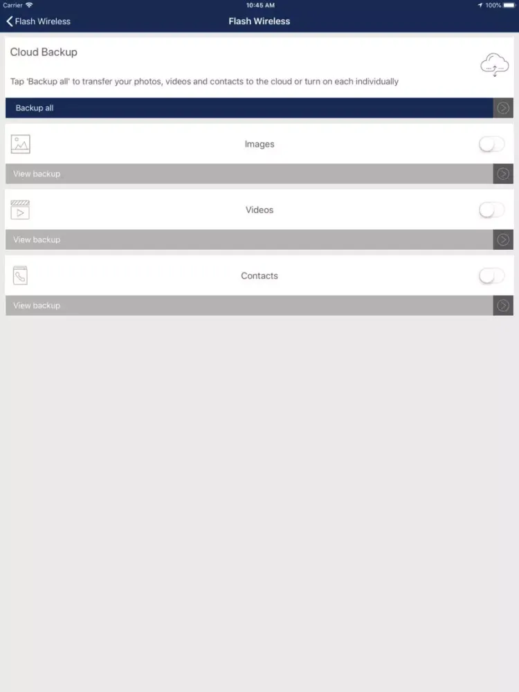 Flash Wireless iPad  스크린샷