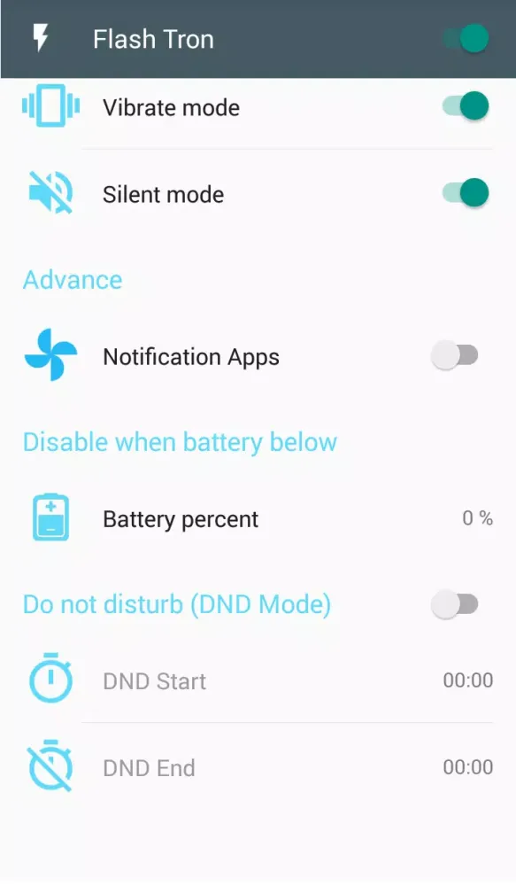 Flash Alerts Tron Screenshots