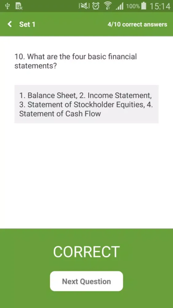 Financial Accounting Course سکرین شاٹس