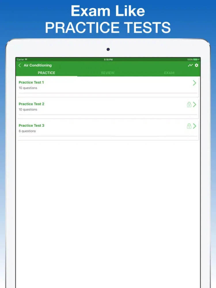 HVAC Test Prep by TruePrep.net iPad  スクリーンショット