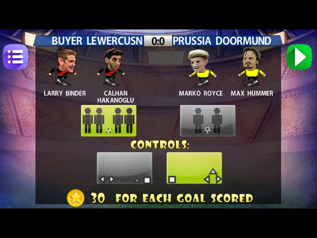 Screenshot di Football Headz Cup iPad 