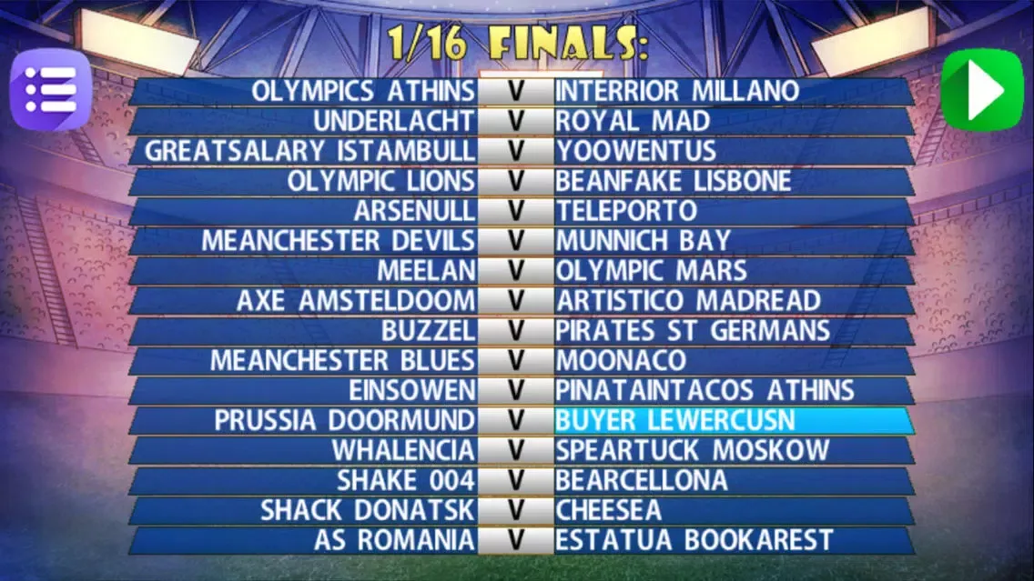 Screenshot di Football Headz Cup