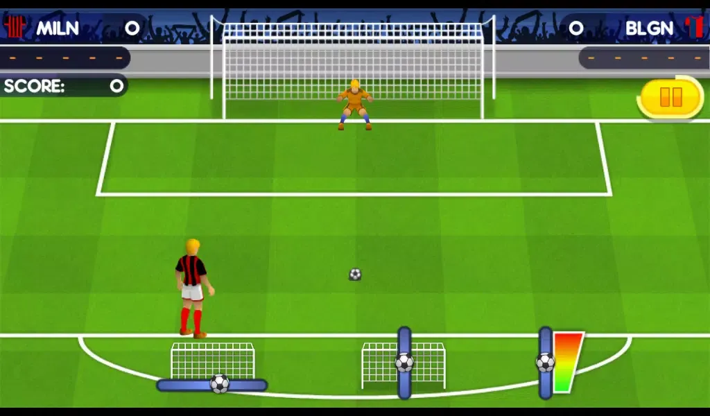 Tangkapan skrin Penalty Shootout: Multi League