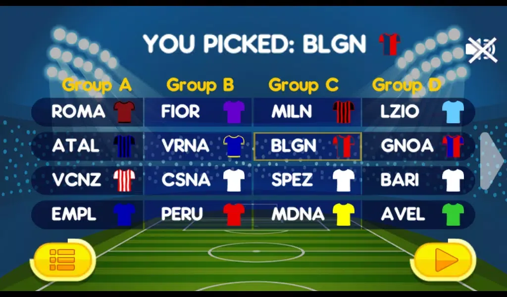 Tangkapan skrin Penalty Shootout: Multi League