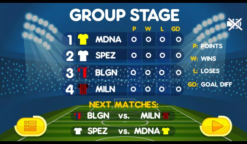Tangkapan skrin Penalty Shootout: Multi League