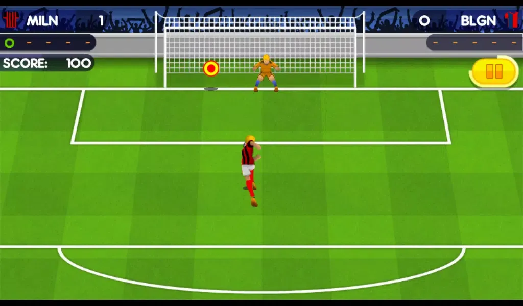 Tangkapan skrin Penalty Shootout: Multi League