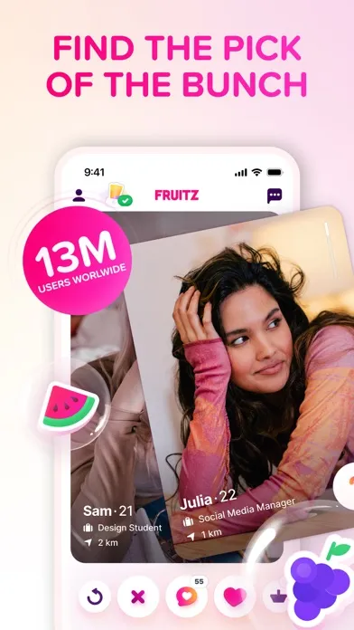 تصاویر Fruitz: Match, Chat & Dating