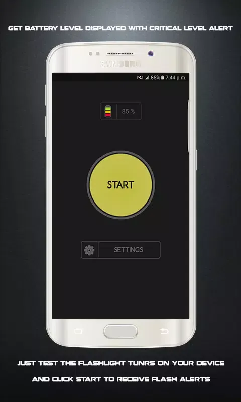 Скриншоты Flash ALerts for calls and sms