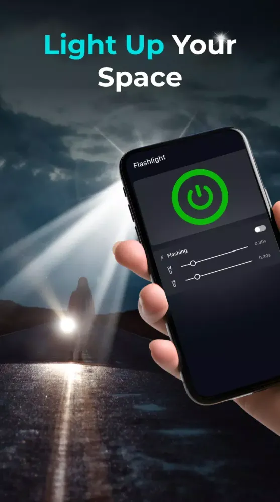 Flashlight and Flash Alert Screenshots