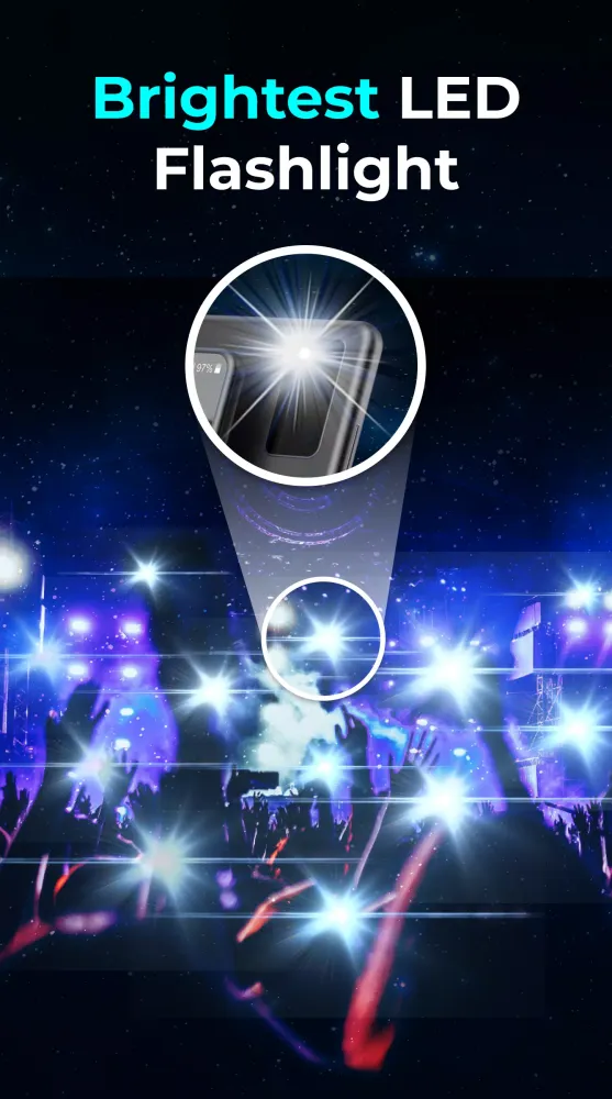 Flashlight and Flash Alert Screenshots