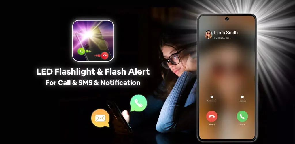 LED Flashlight & Flash Alert Screenshots