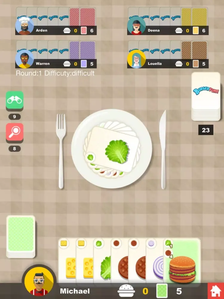 ภาพหน้าจอของ Burger YUM ! iPad 