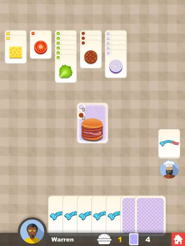 ภาพหน้าจอของ Burger YUM ! iPad 