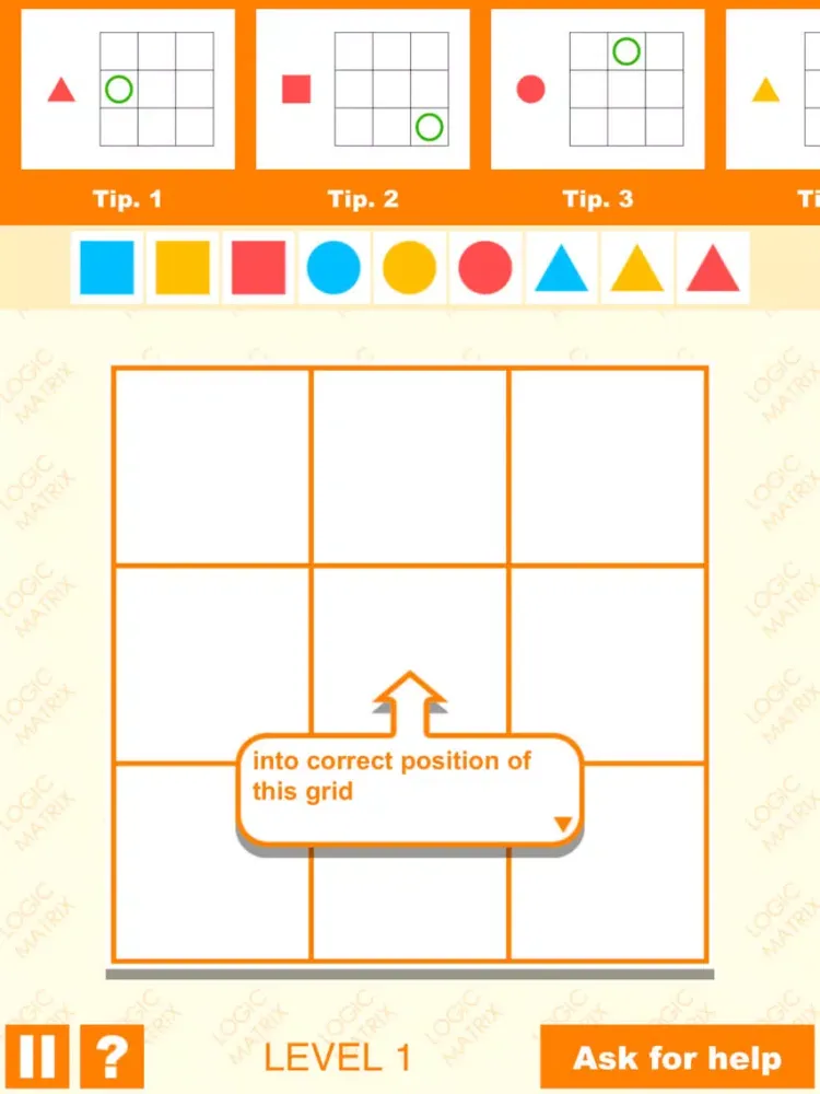 Logic Matrix Puzzle iPad  Screenshots
