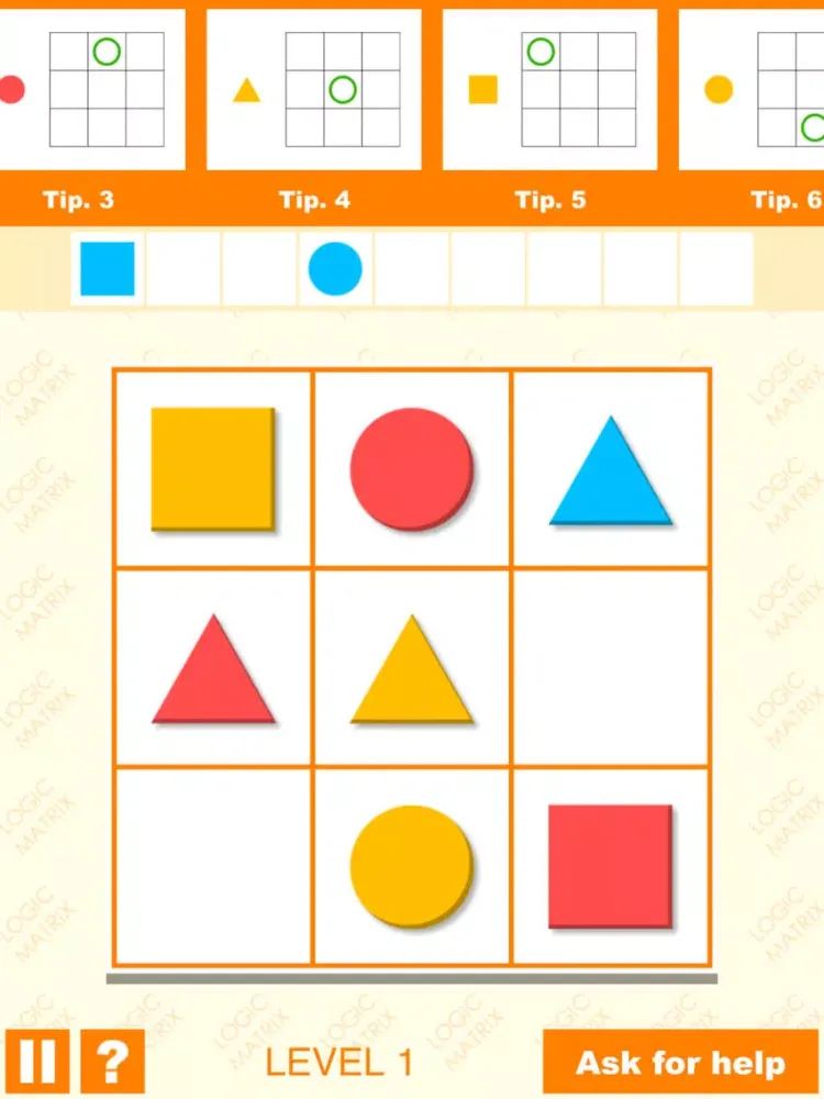 Logic Matrix Puzzle iPad  Screenshots