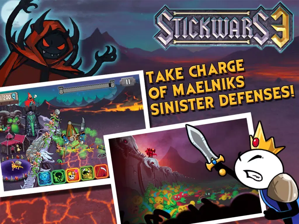 Capturas de pantalla de StickWars 3 iPad 